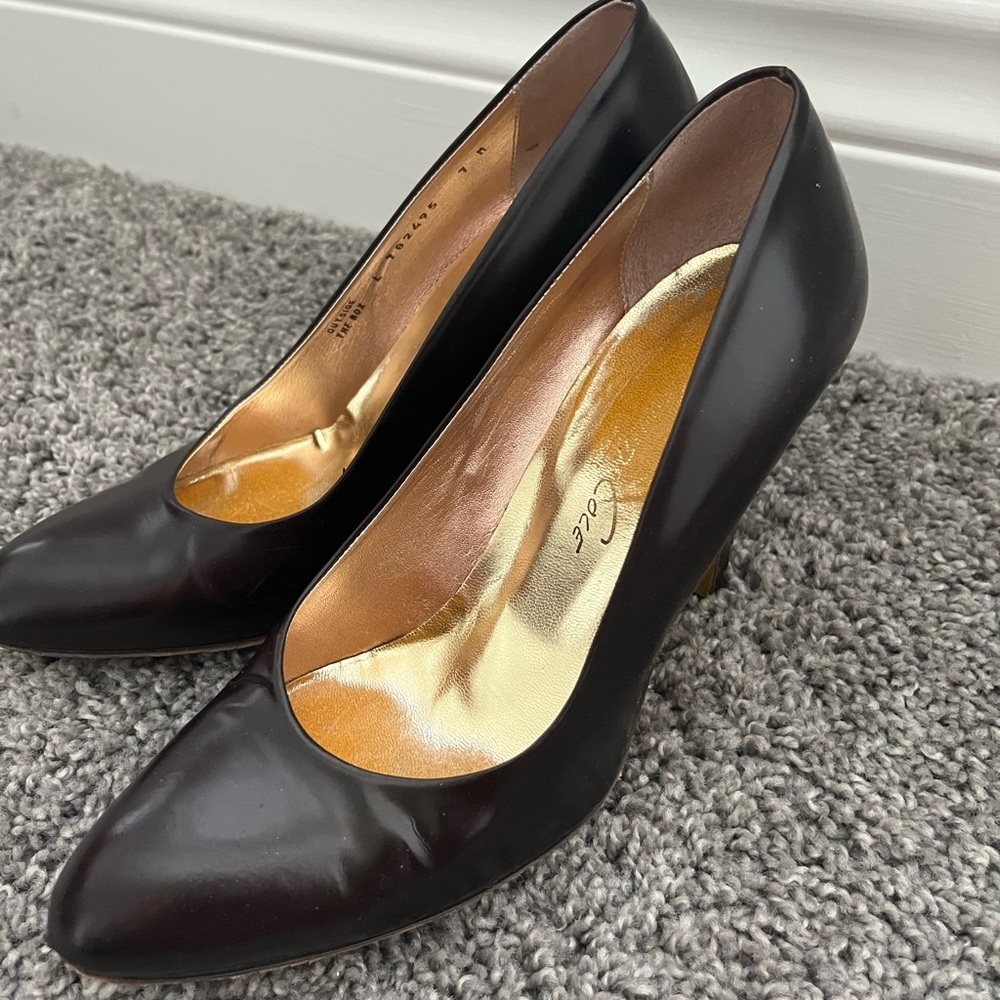 Kenneth Cole New York “Espresso” Brown Heels